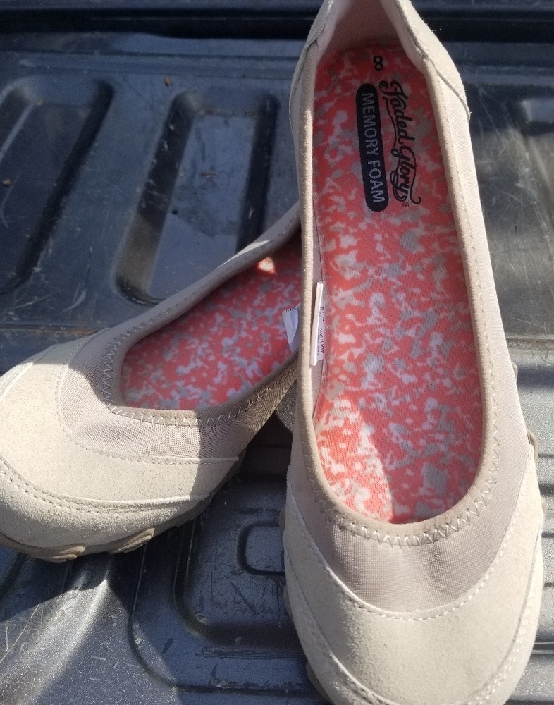 Memory foam slip-ons
